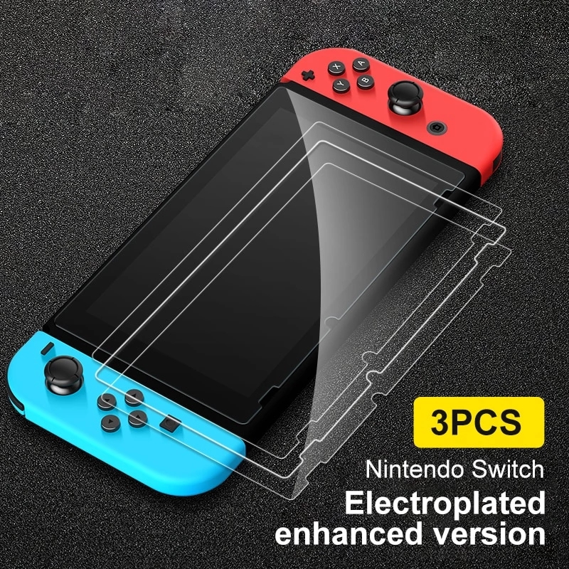 Save Before It’s Gone! 1/2/3PCS Tempered Glass For Nintend Switch NS Oled Screen Protector Film For Nintend Switch Lite Screen Protector Accessories