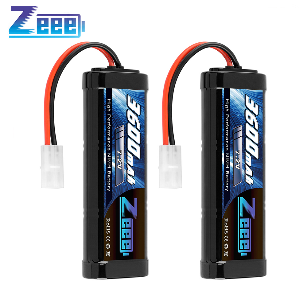  Price Perfection 1/2units Zeee 7.2V 3600mAh RC NiMH Battery with Tamiya Plug for RC Car Tank Truck RC Train for HPI Losi Kyosho Tamiya Hobby Part