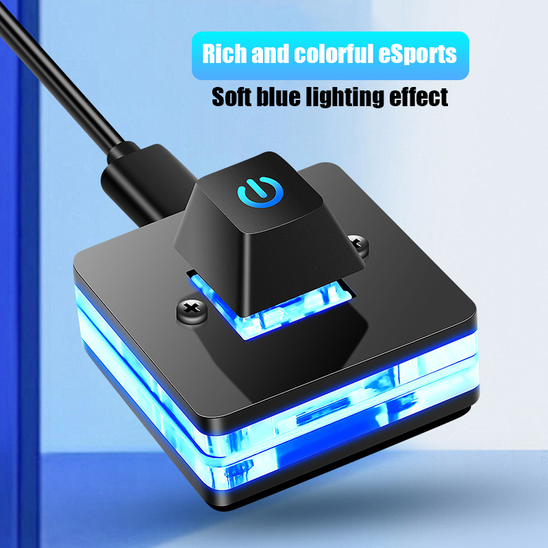 Rock-Bottom Prices 1.8M Desktop Computer Power Switch with LED Lights PC Motherboard External Start Power On/Off Button Extension Cable For Home Of