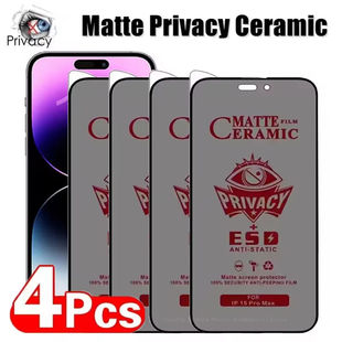 Why Choose the  Incredible Savings 1-4Pcs Matte Ceramic Privacy Screen Protector For iPhone 16 Pro 11 12 13 14 15 Pro Max XR X Xs 7 8 Plus SE 6 Anti Spy Soft Film? Find Out Here