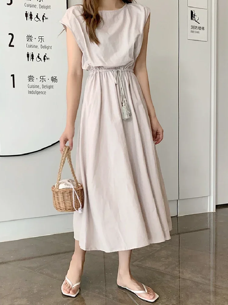  Snag Your Deal! 10 colors S-2XL Summer Women Dress Maxi Evening Female Vintage Dress Oversize Short Sleeve Beach Dresses Robe Vestido Cotton