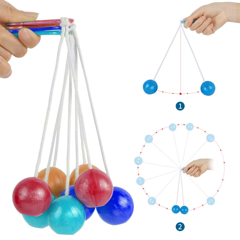 Must-Grab Deals 1 Pc Bump Ball Double Pool Ball Hand Shake Spin Lato Tap Ball Collision With Children