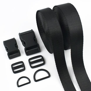  Best Bang for Your Buck! 1-5Sets Black Buckles Strap 20/25mm Dog Leash Release Button Nylon Webbing Bag Side D Ring Hook Ribbon Adjust Slider Belt Buckle: Premium Craftsmanship Meets Elegance
