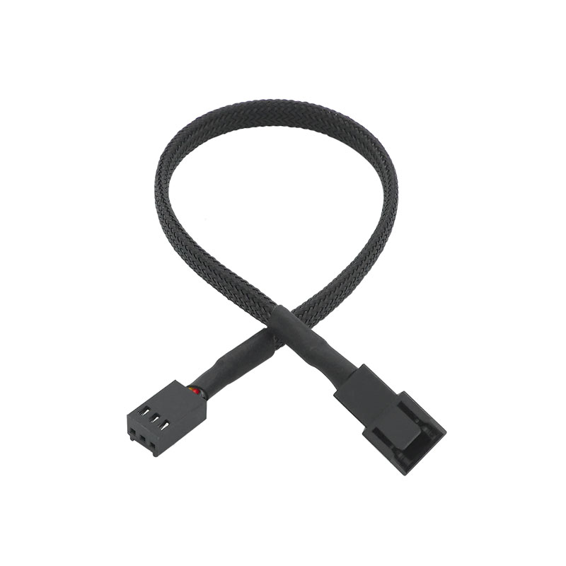  Act Fast! 1 to 11 to 3 good quality Computer CPU fan chassis 3 PIN power extension cable 3-pin adapter cable 26cm