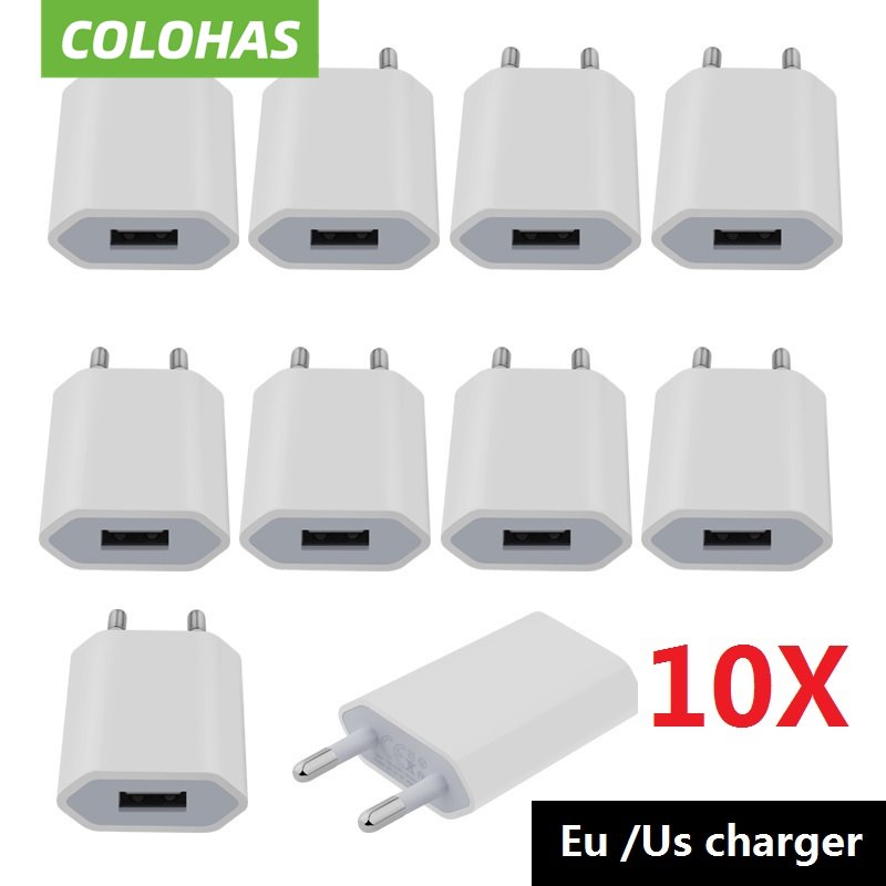  Shop Smart! 1/10pcs/lot EU Plug 5V 1A AC USB Charger Wall Power Adapter for Samsung for Iphone HTC Huawei Xiaomi Mobile Phone Charger