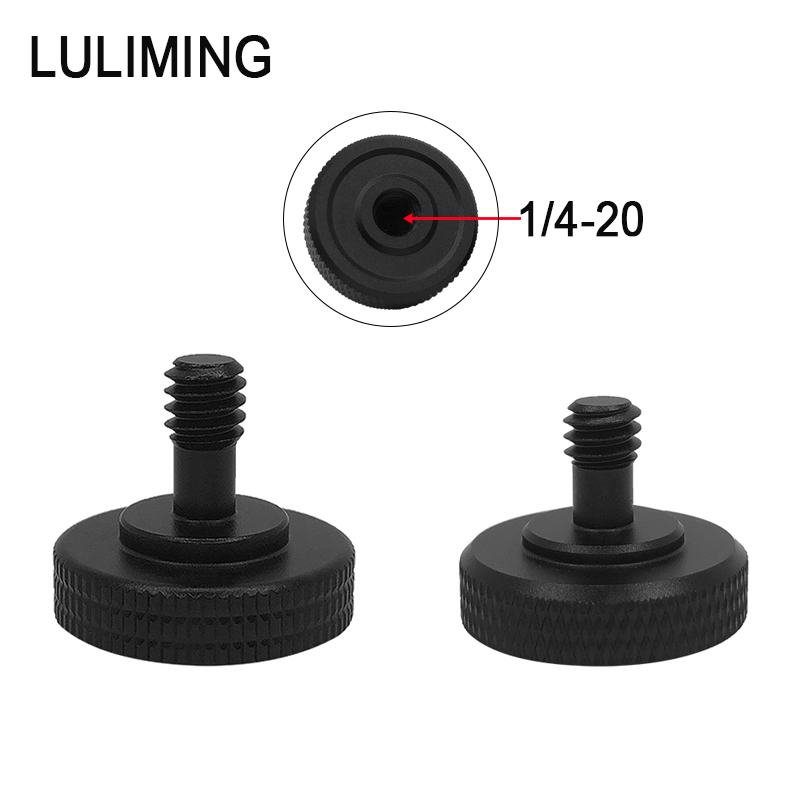  Don’t Wait! 1/4 male to 1/4 Female inch Black Camera Conversion Screw Ballhead Tripod Adapter Photography Accessories for Flash Bracket