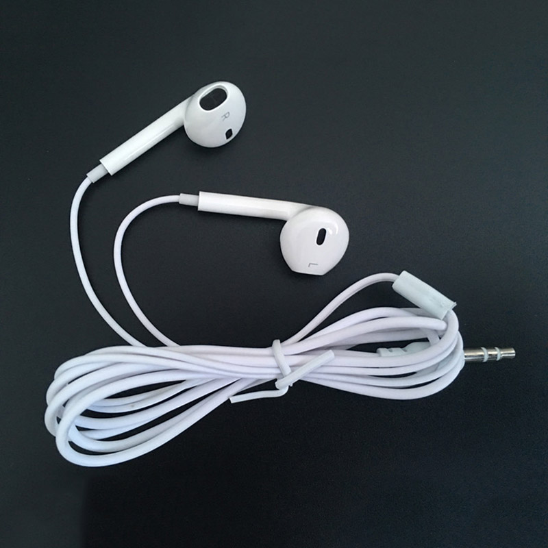 Sizzling Sales 1 pcs MP3/MP4 wired earphones without microphone music earphones earmuffs as Mobilephone headset gift 1meter line