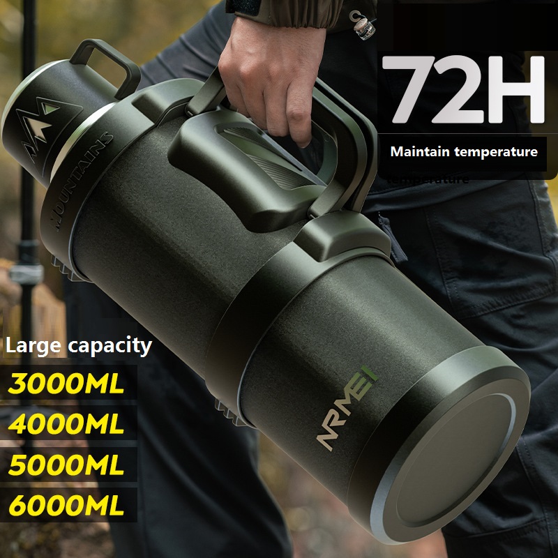 Affordable Prices 1.7L/3L Thermos Wate Bottle large Stainless Steel Water Bottle Vacuum Flasks Coffee Cup Hot Water Dispenser Drinkware Container