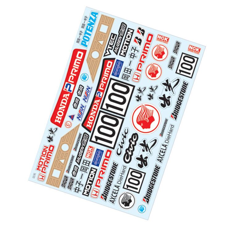  Exclusive Discounts 1/10 A4 RC Sticker Already Cut Body Shell For RC Drift Touring Truck Monster GT Crawler Scale