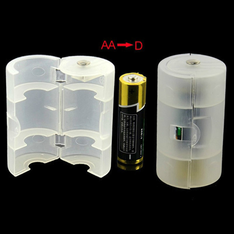  Can’t-Resist Prices 1/2/5pcs  AA To D Cell Size Battery Holder Conversion Adapter Switcher Converter Case