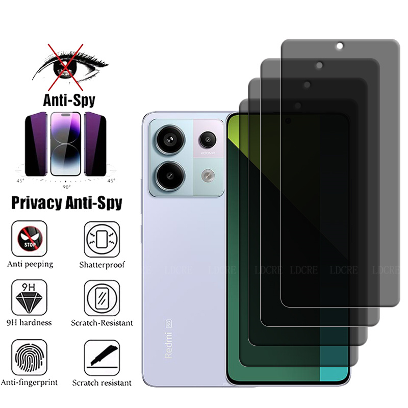  Jaw-Dropping Discounts 1/2/3/4Pcs For Xiaomi Redmi Note 13 Pro Glass Redmi Note 13 Screen Protector Privacy Anti-Spy Tempered Glass Redmi Note 13 Pro