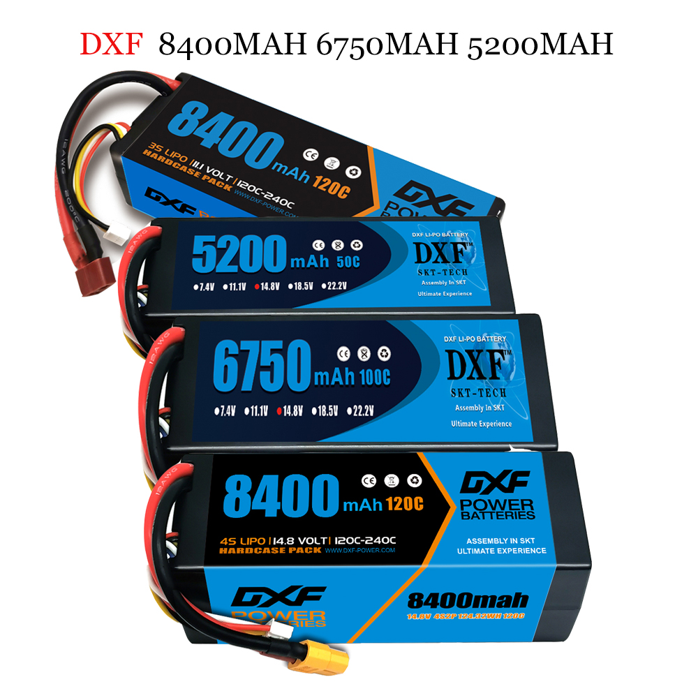  Your Wallet’s Best Friend 1/2PCS DXF Lipo 3S 4S 2S Battery 7.4V 11.1V 14.8V 8400mAh 6500mAh 6750mAh 7000mAh 5200mAh 9200mah 10000mah Hardcase for RC Car