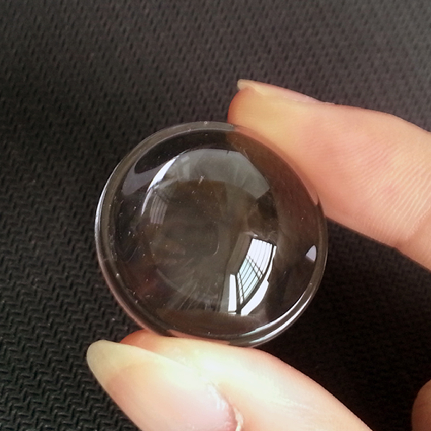  Weekly Deals 1 Piece 28mmx7.5mm High Power Led optical lenses Transparent surface Flashlight photics Glass Plano-convex Lens - Short