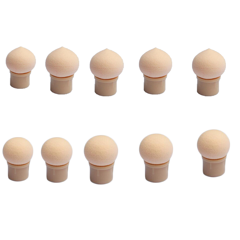  Snag Your Deal! 1/10pcs/set Nail Art Accessories Nail Brush Round/Pointed Sharp Gradient Bloom Design Transfer Sponge Head Manicure Tools #TB17