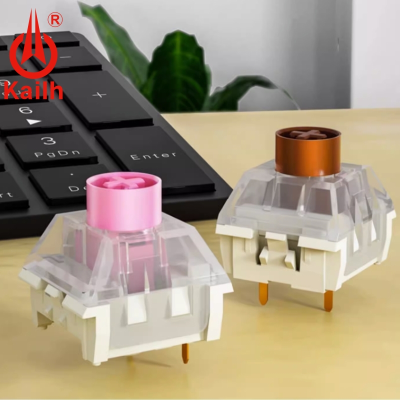  Too Good to Pass Up! 1/3/5pcs Kailh Box Silent Pink Brown Keyboard Switch Mechanical Keyboard Switch 3Pins Linear Tactile