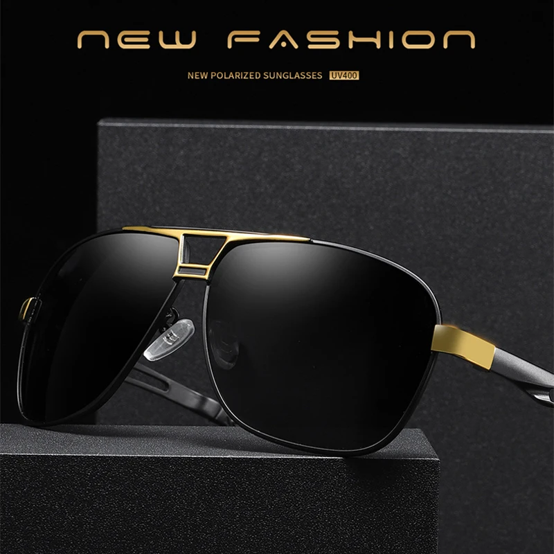 Go Go Go! 1-2PCS 2024 New Square Photochromic Polarized Sunglasses Men Change Color Sun Glasses Chameleon Anti-glare Driving Oculos De Sol