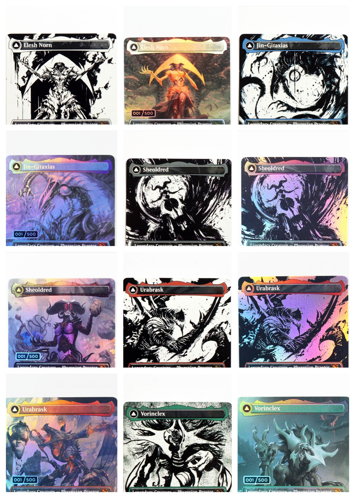 Final Hours to Save! (MOM) TCG Magical Proxy Black Top Quality Proxy Playing Cards Jin-Gitaxias Vorinclex Urabrask Gathering Board Game Trading Cards