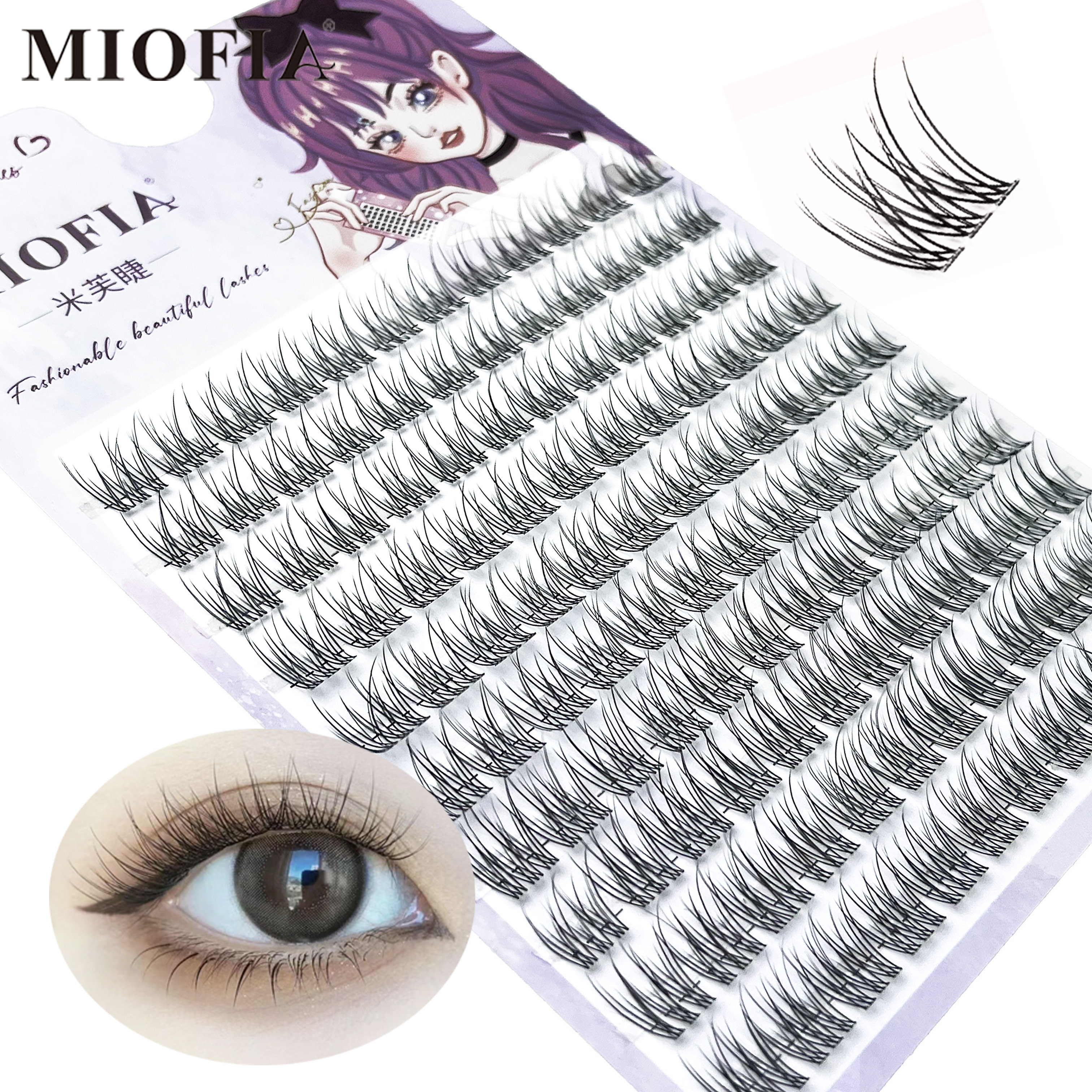 Can’t-Pass-Up Offers 1 Box/120 Bunches segmented Fish Tail Eyelashes Individual Eyelash Cluster Natural Eyelash Extension False Lashes Makeup Tool