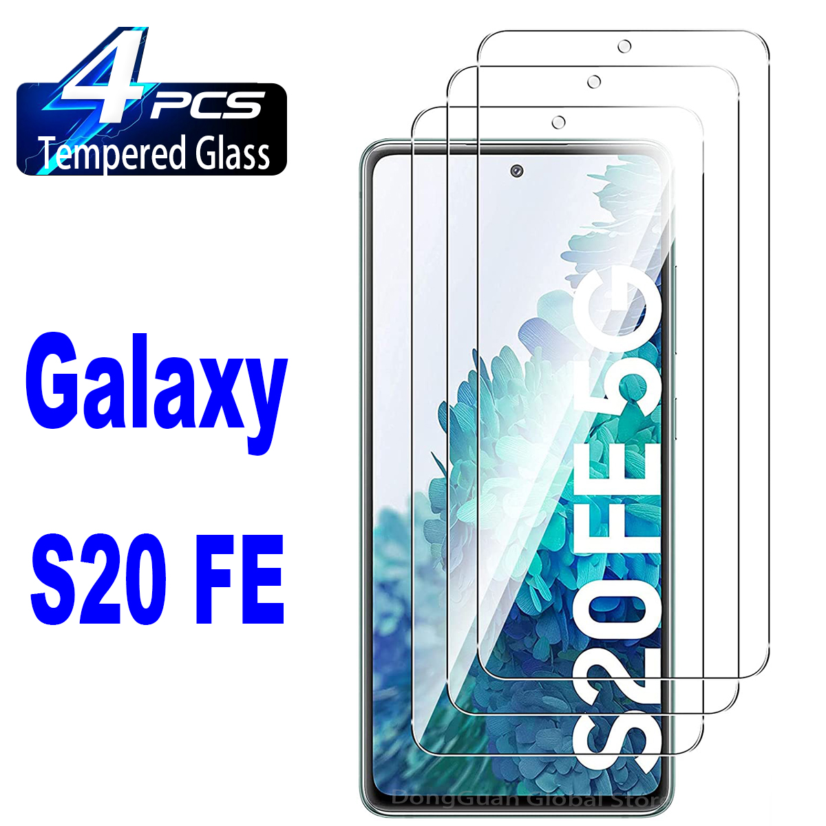 Final Hours to Save! 1/4Pcs Tempered Glass For Samsung Galaxy S20 FE 5G 2022 Fan Edition SM-G781 SM-G7810 Screen Protector Glass Film