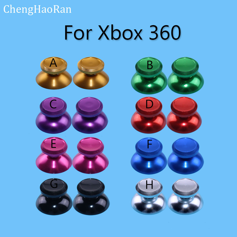  Incredible Deals Inside! 1 pair 3D Metal Joystick Grip Cap Analog Thumb Stick Cover  For 8 colors Xbox 360 Gamepad Controller Thumbstick repair