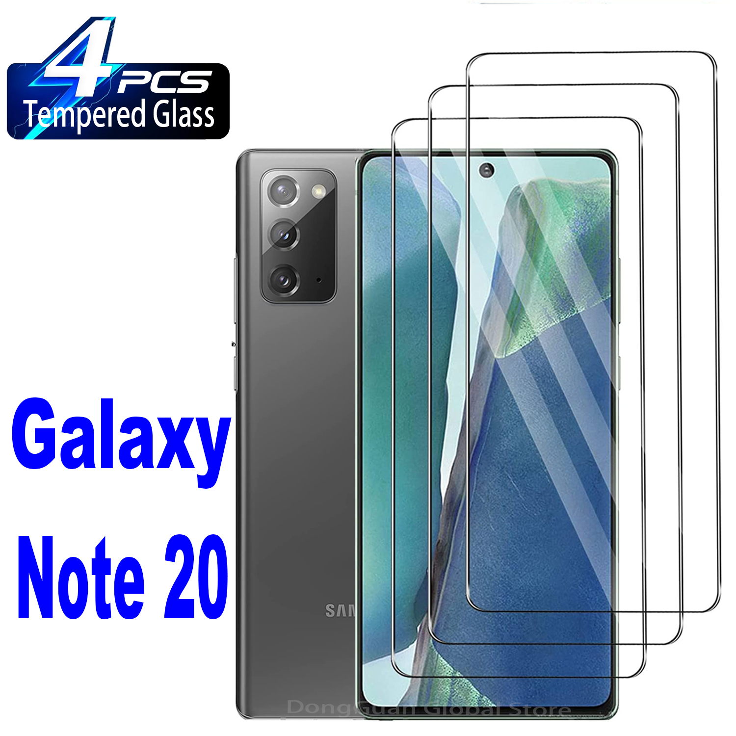 Don’t Miss Out! 1/4Pcs Tempered Glass For Samsung Galaxy Note 20 Screen Protector Glass