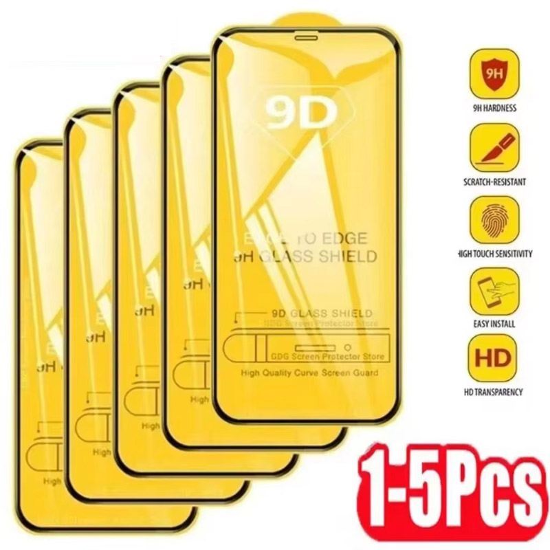  Rock-Bottom Prices 1-5PCS 9D Tempered Glass For Samsung A54 A55 A53 A52 A35 A33 A34 A14 A05 A72 A32 A25 A15 A71 S24 S25 Ultra S23 Screen Protector