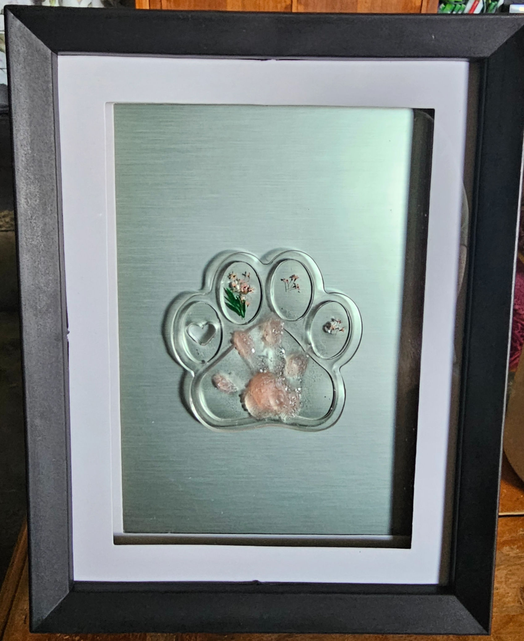 Resin Paw Print