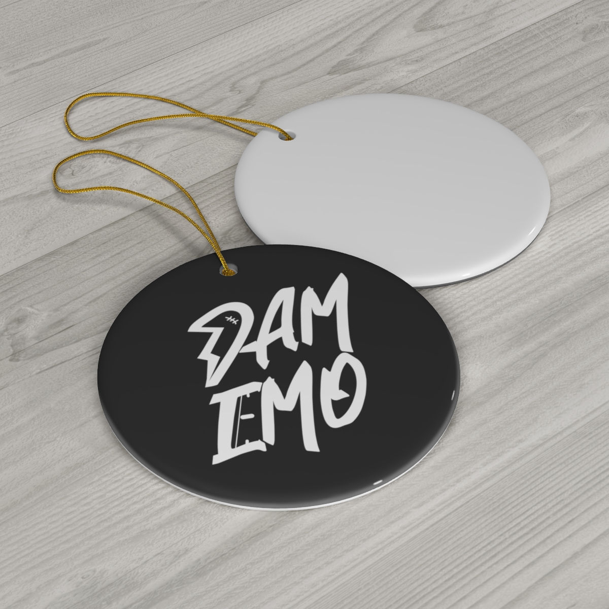 Circle Dam Emo Ornament