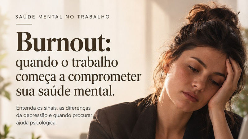 Burnout: quando o trabalho começa a comprometer sua saúde mental