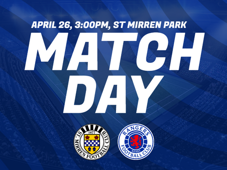 St Mirren vs Rangers preview: It's all over now, baby blue.