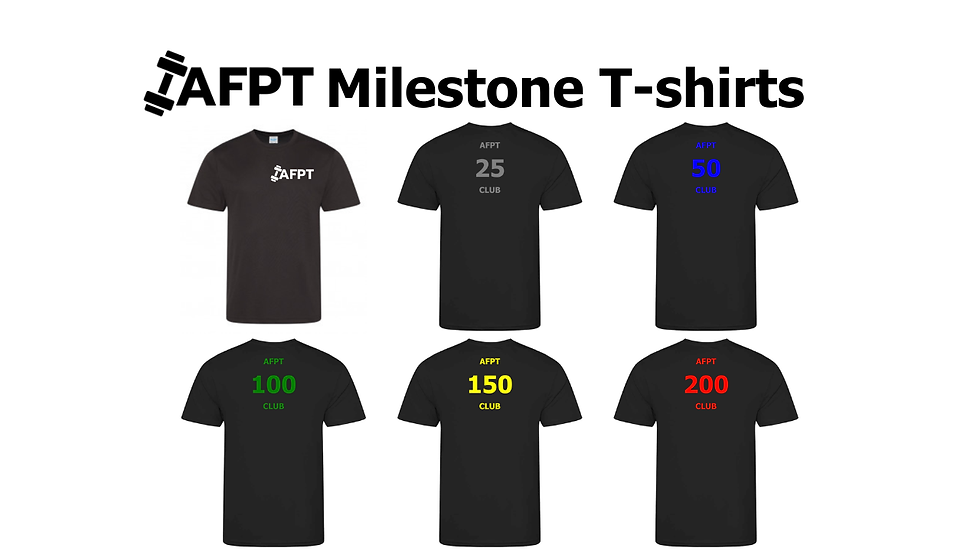 AFPT Milestone T-Shirts
