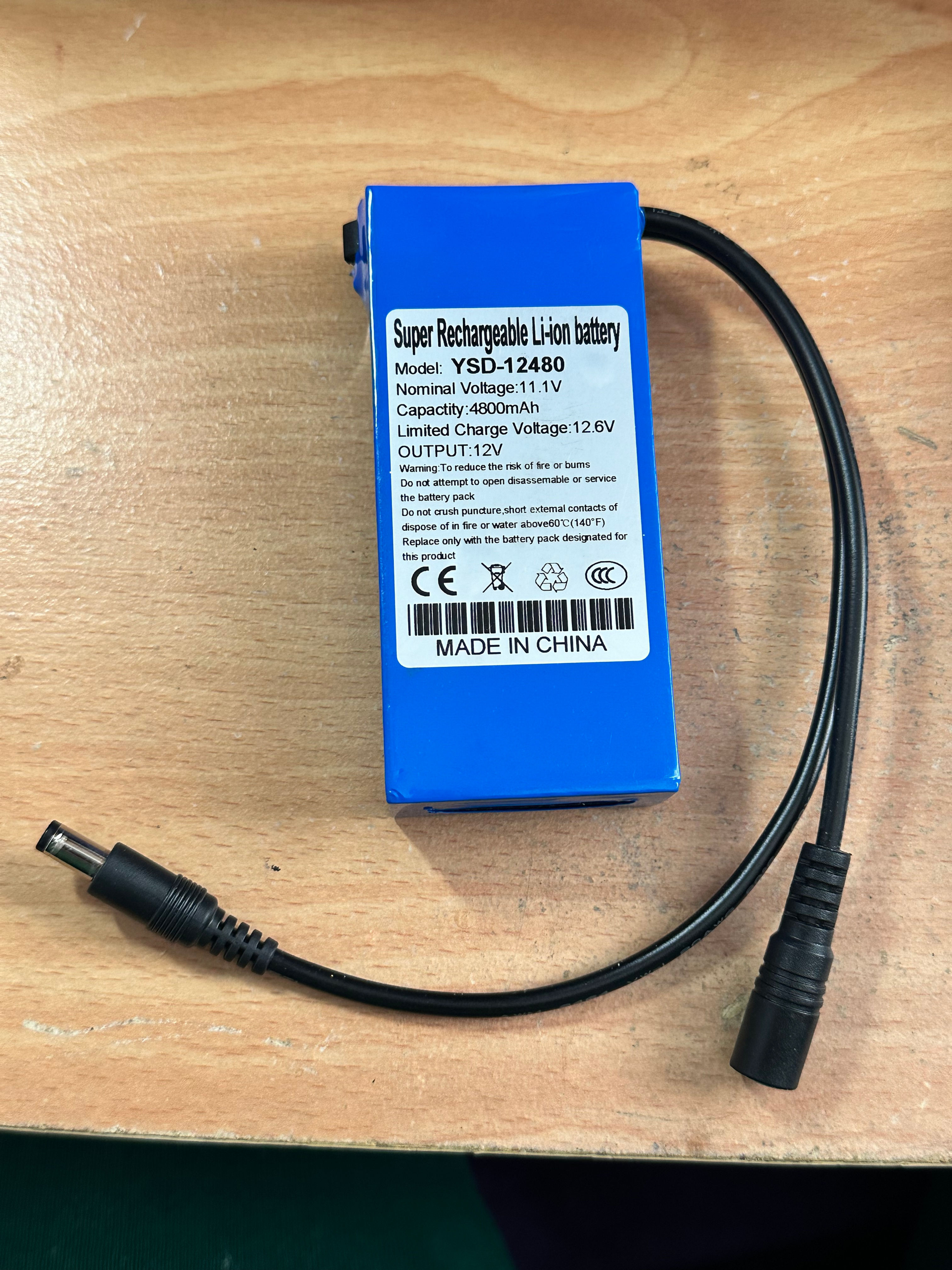 Lithium Ion Battery 4800 mAh