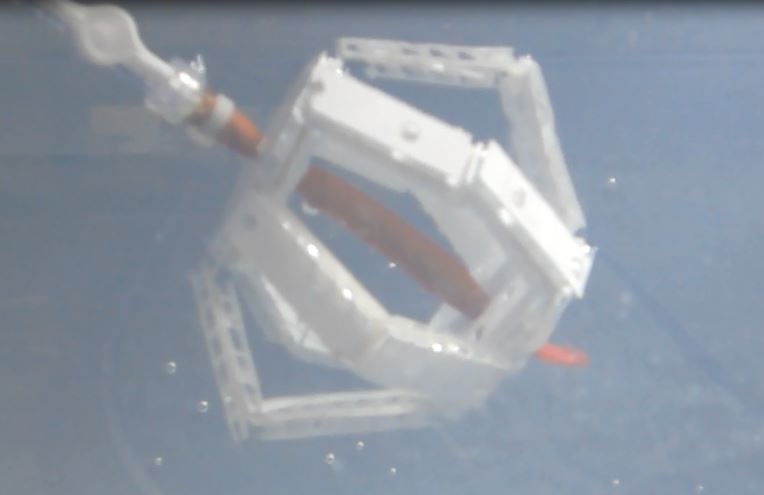 Figure 7: Final prototype underwater