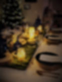 Décoration de table noel