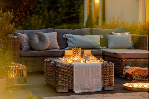 Décoration salon de jardin