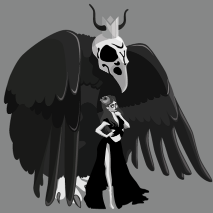 Garance Duchêne Ribas Dia de los muertos Xibalba Muerte Illustrator illustration black and white vectoriel vectorielle