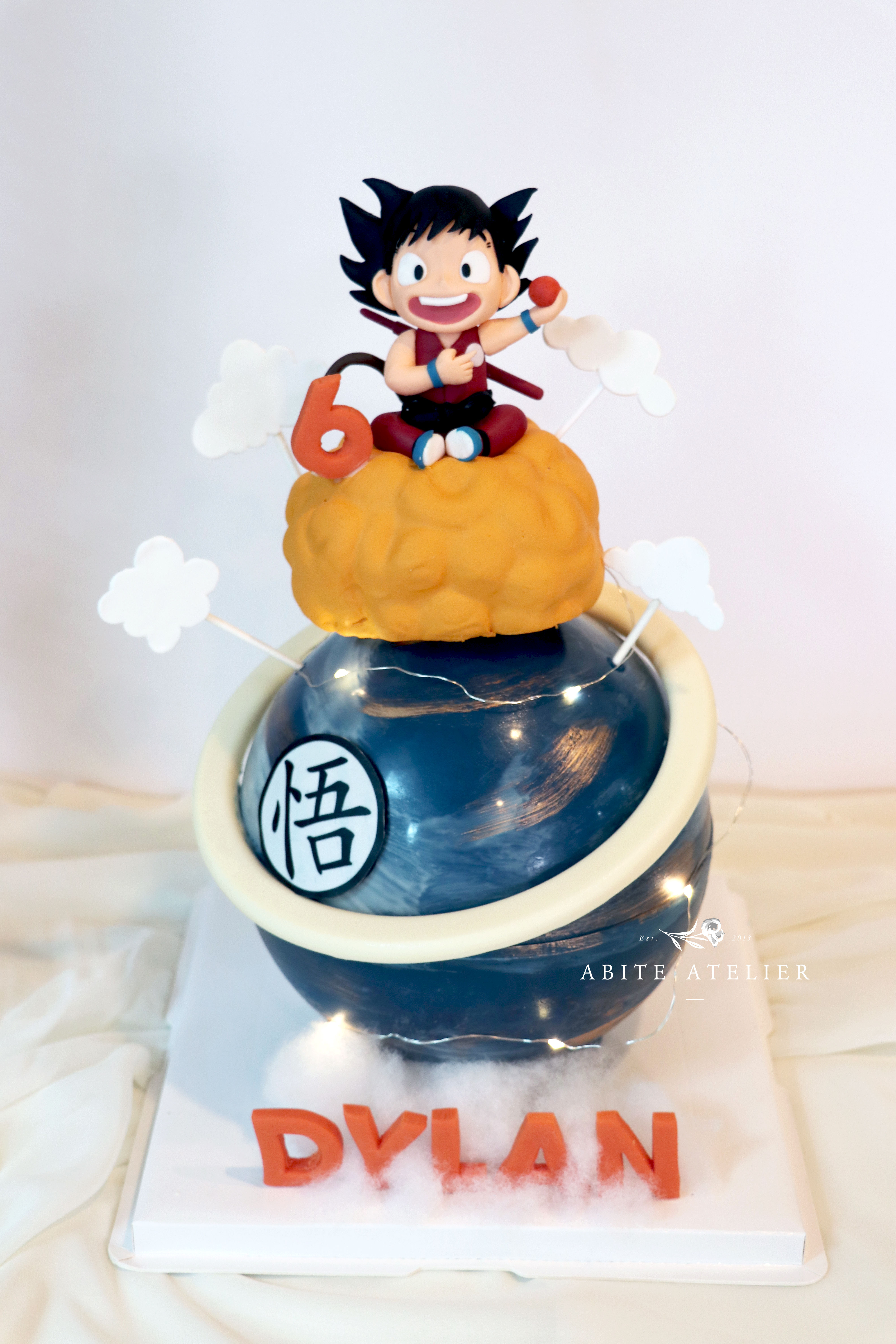 Goku Dragonball Piñata Cake