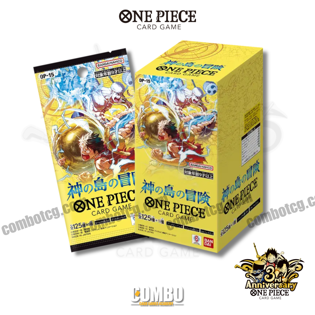 「預訂」One Piece 海賊王卡牌遊戲 補充包原盒 神之島冒險 (OP15)