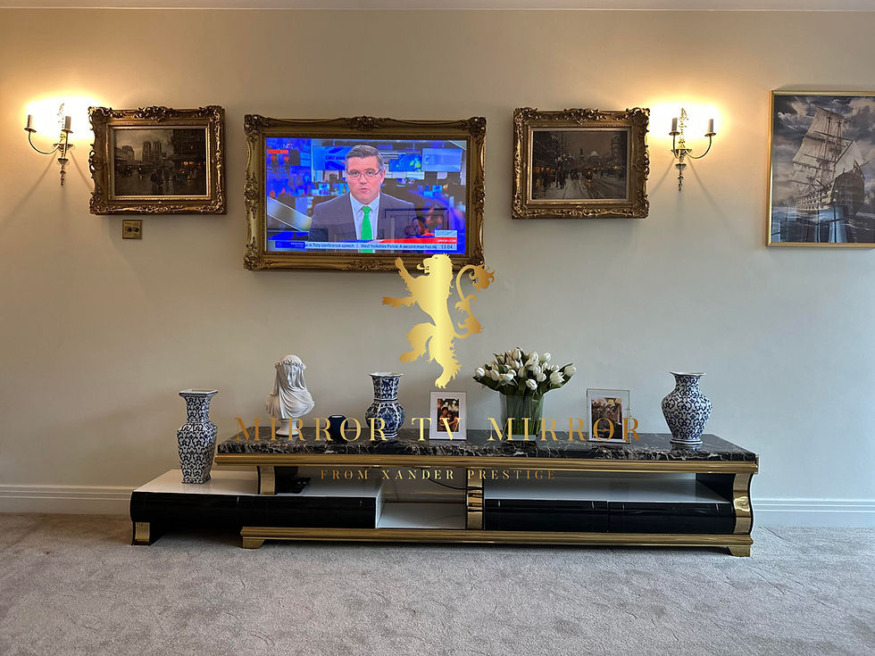 The Antique Gold Surrey Frame Mirror TV