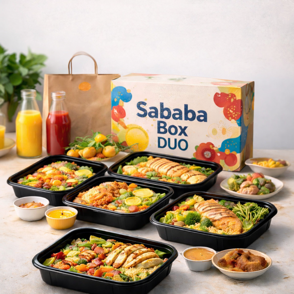 Готовый рацион питания на двоих Sababa Box доставка еды в Израиле