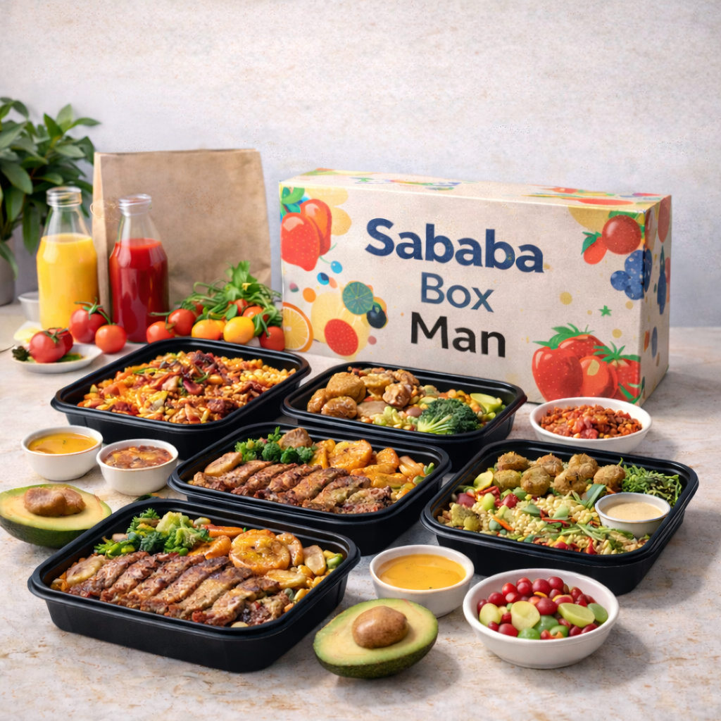 Готовый рацион здорового питания для мужчин Sababa Box Израиль