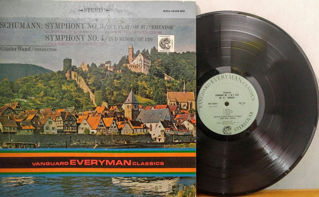 Schumann: Symphonies 3 & 4/ Gunter Wand/ Gurzenich Symphony Orchestra of Cologne