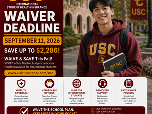 University of Southern California (USC) International Student Health InsuranceWaiver Guide 2026-2027