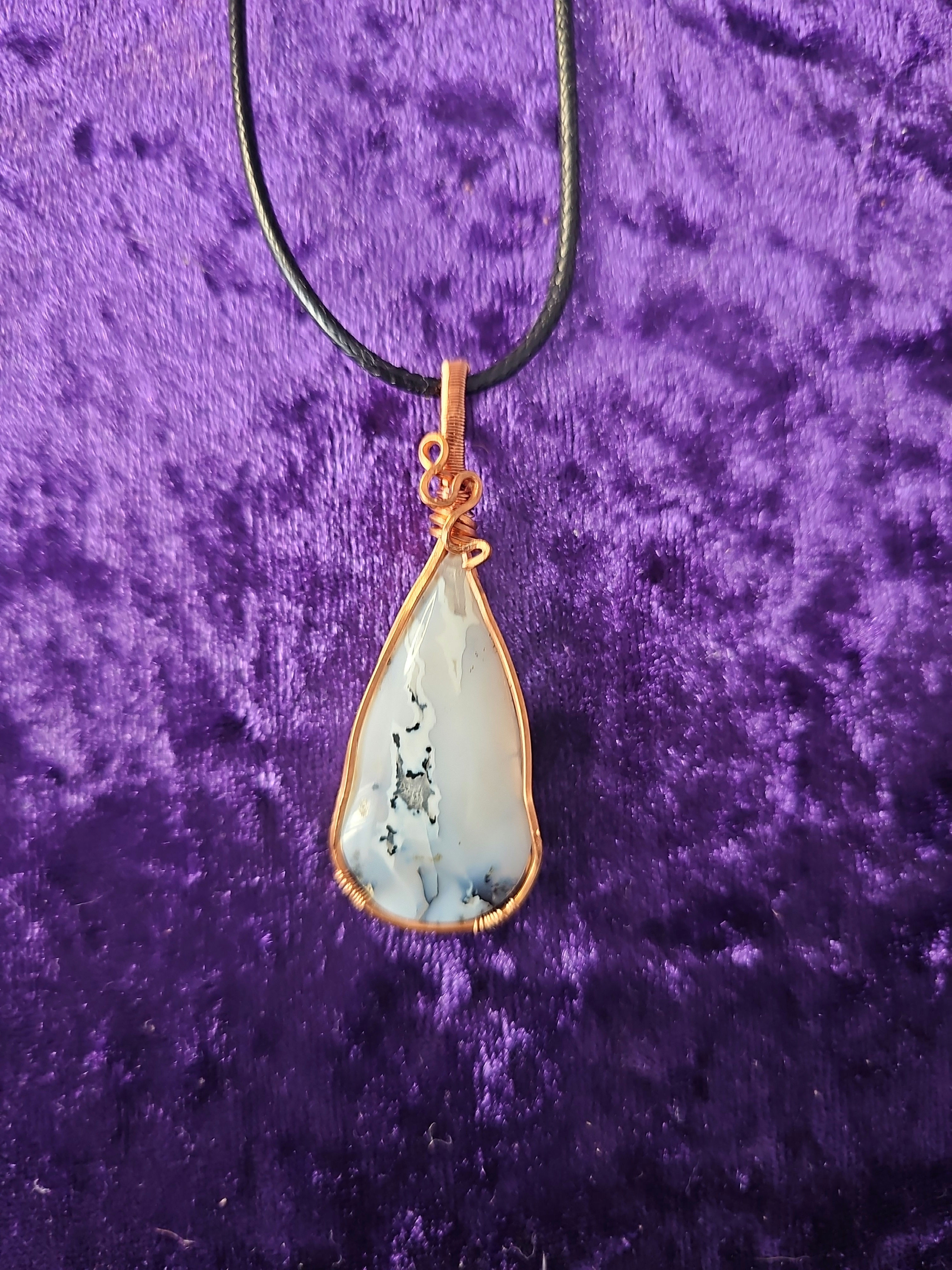 Dendritic Agate Necklace