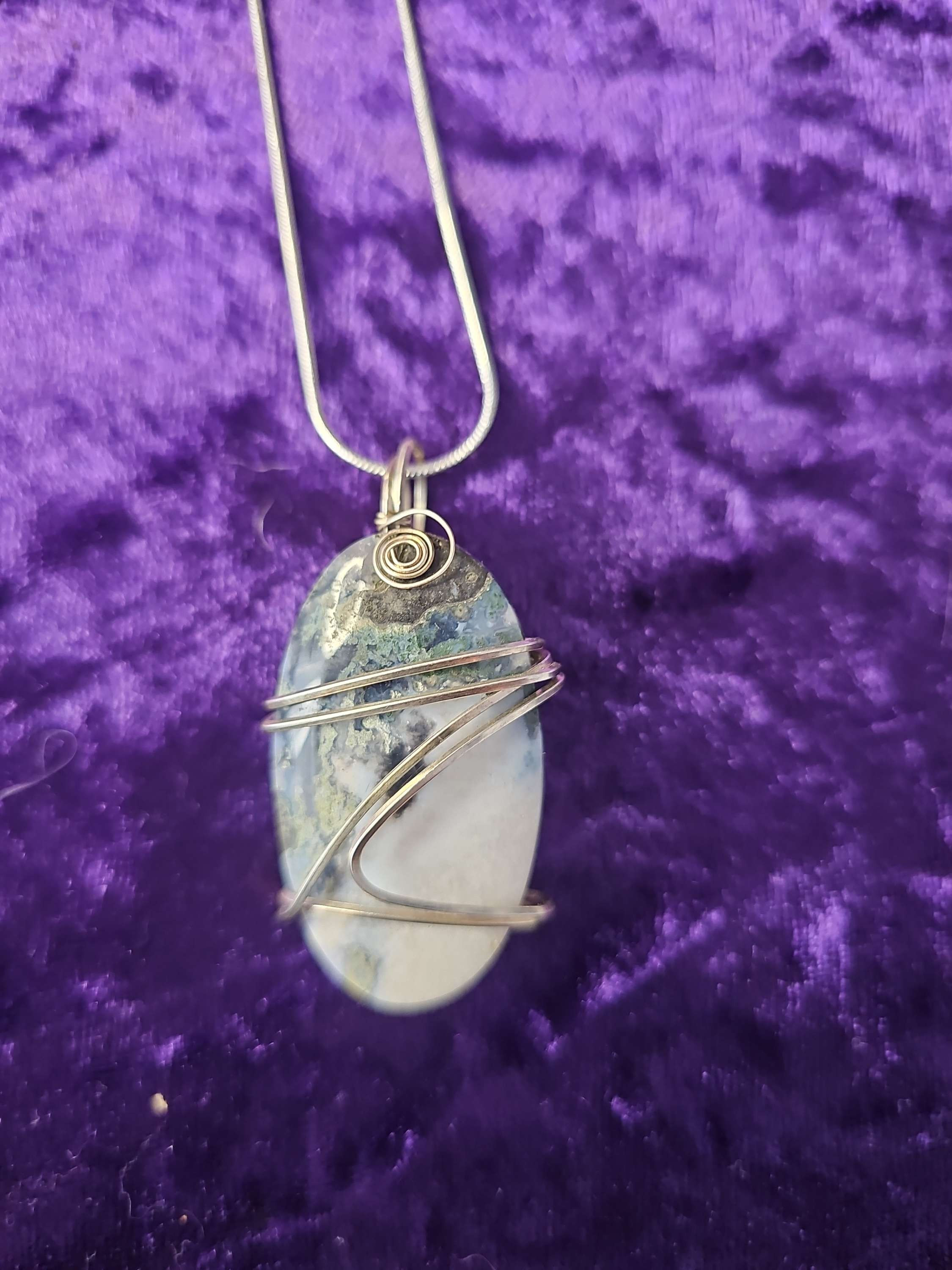 Moss Agate Necklace