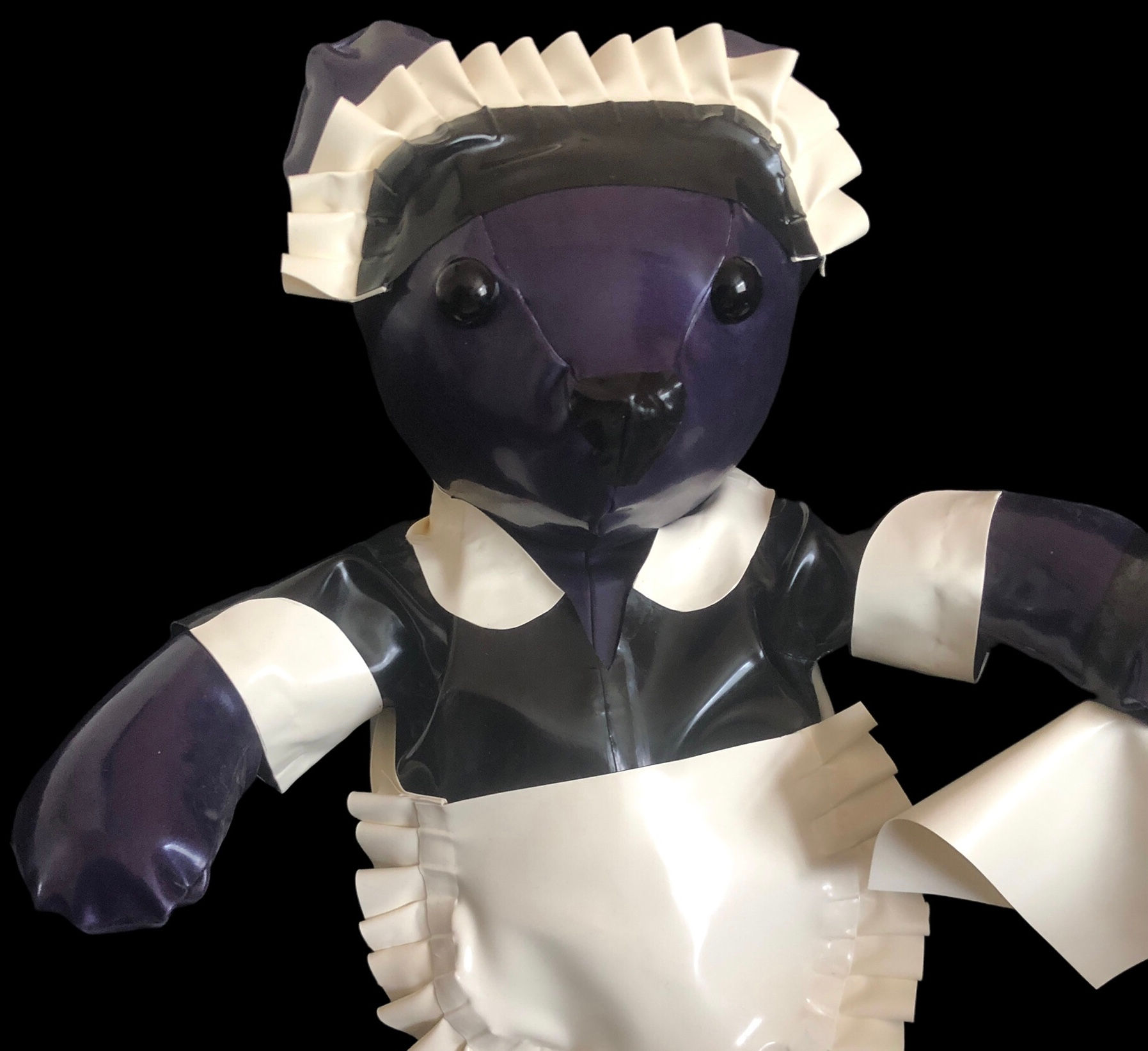 Latex Bear & BAB Build a Bear Latex Maid Costume