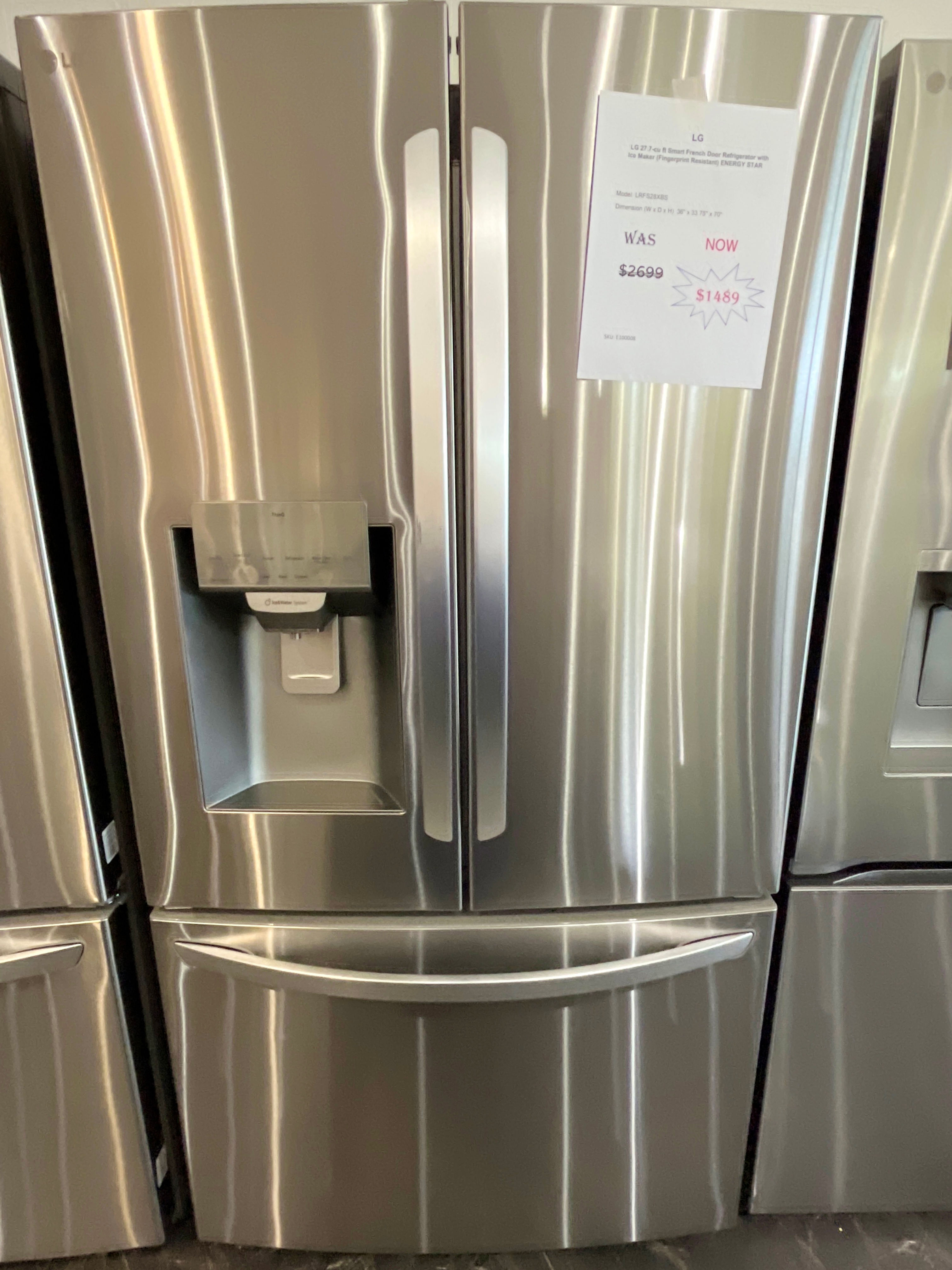 LG 27.7 cu ft French Door Refrigerator 