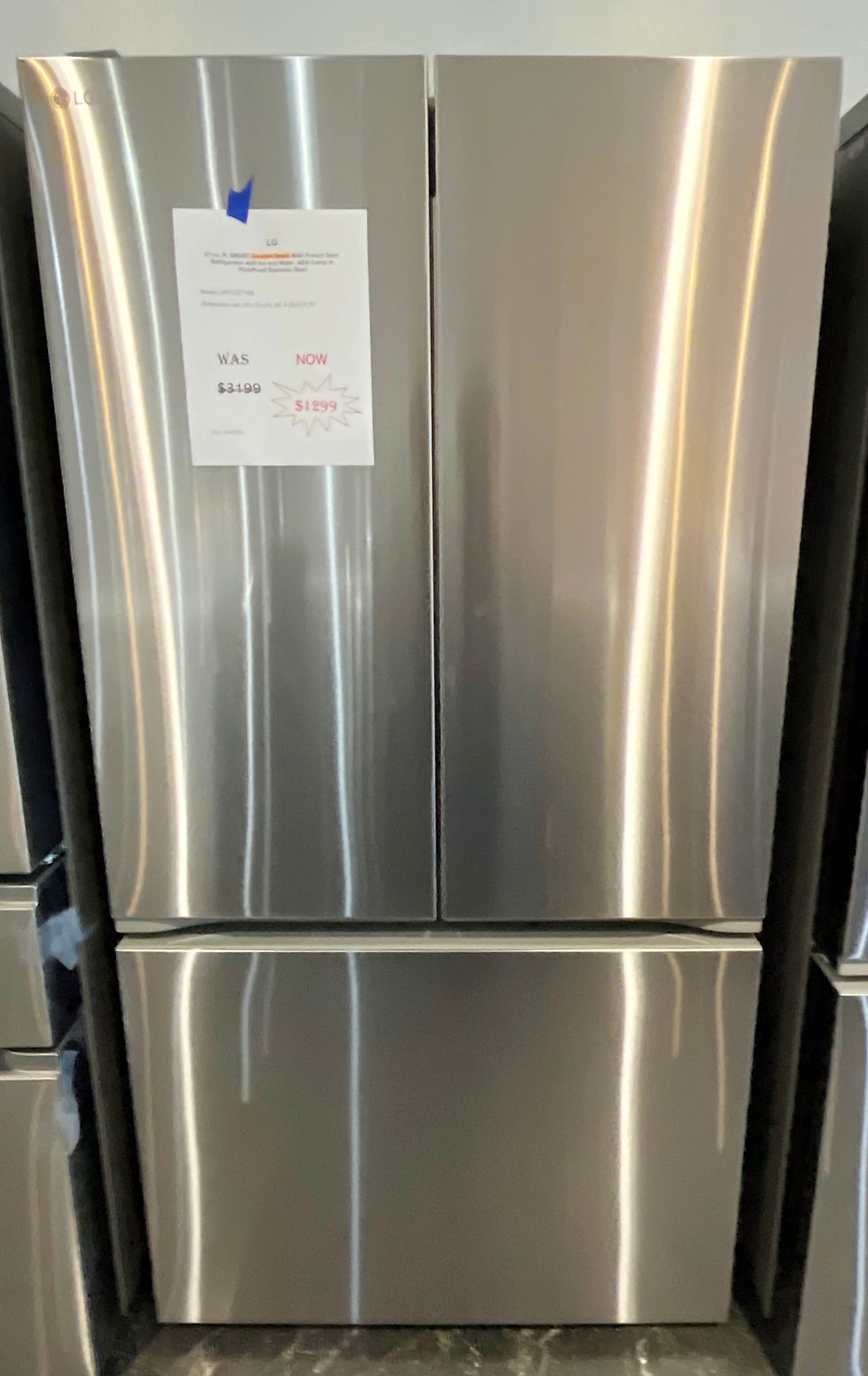 LG 27 cu ft FrenchDoor Refrigerator