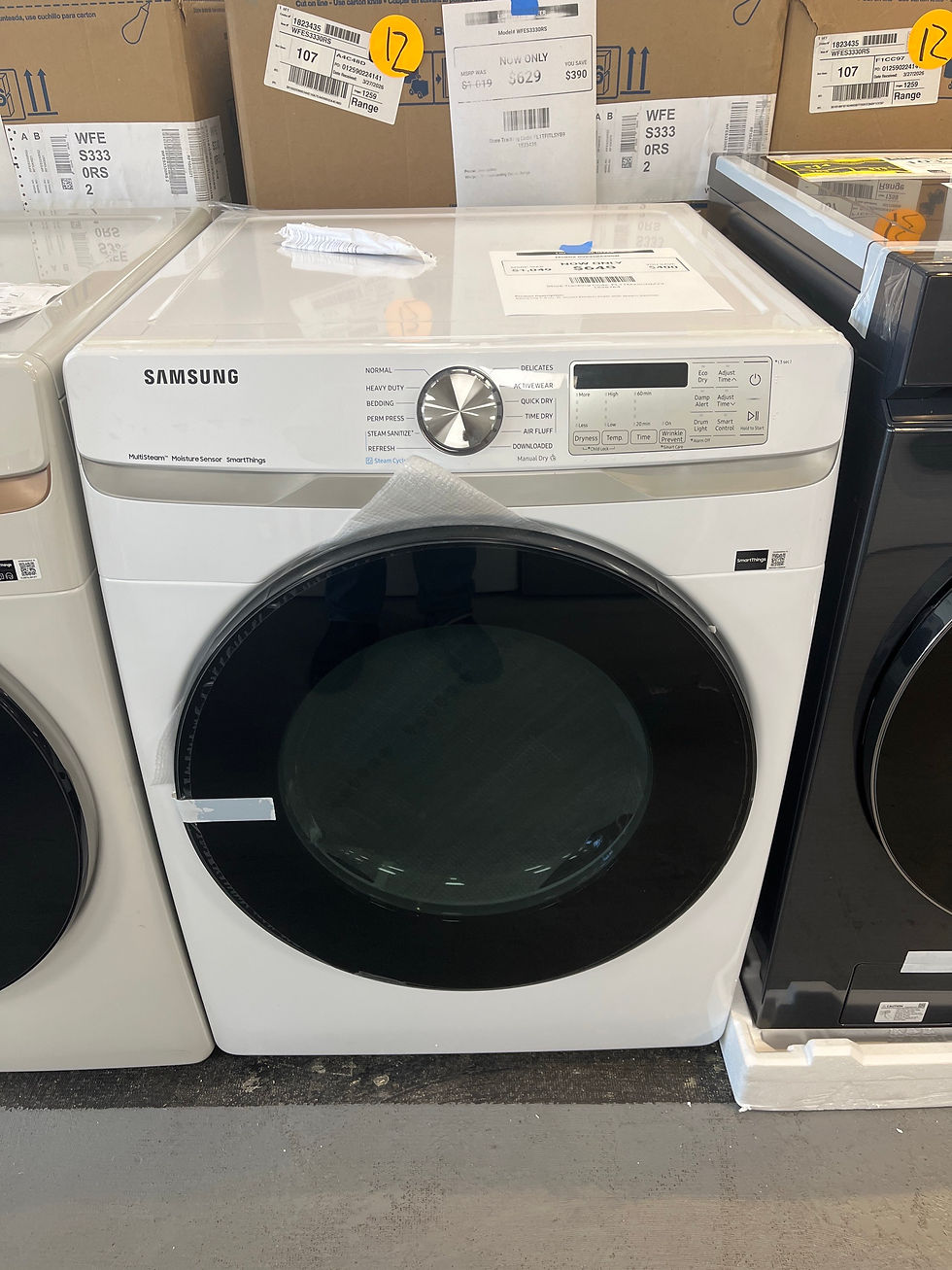 Thumbnail: Samsung 7.5cu ft Smart Electric Dryer w/ Steam Sanitize 