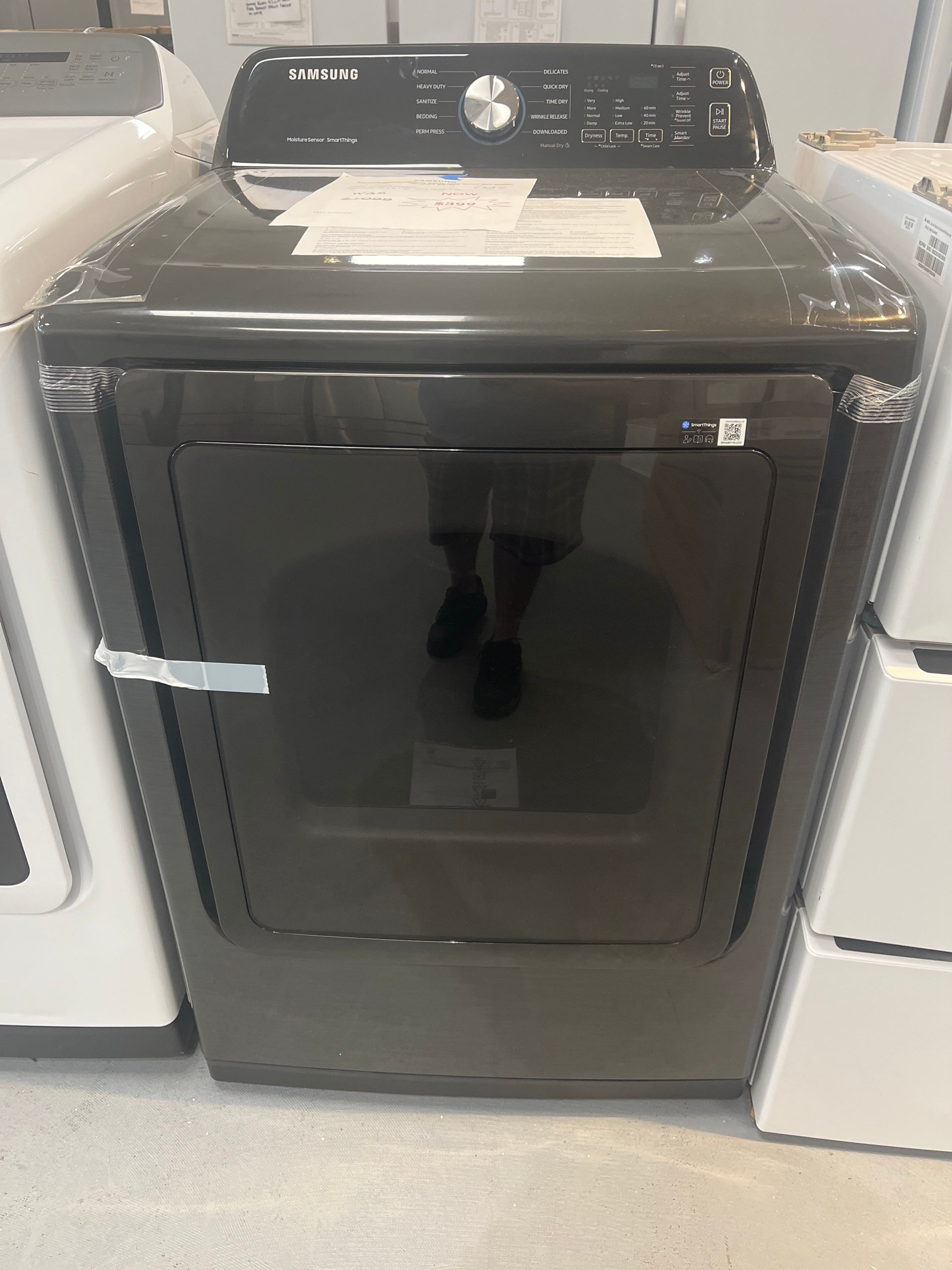 Samsung 7.4 cu.ft. Smart Gas Dryer w/Reversible Side Swing Door 